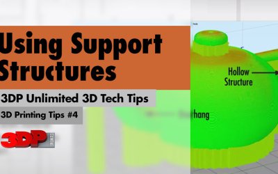 Using Support Structures in 3D Printing